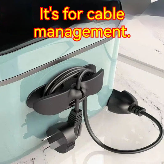 10pcs\u002Fpack Wire Storage Winder Household Appliances Cable Organizer Plug Holder Winding Cord Clamp Power Cord Storage Artifact