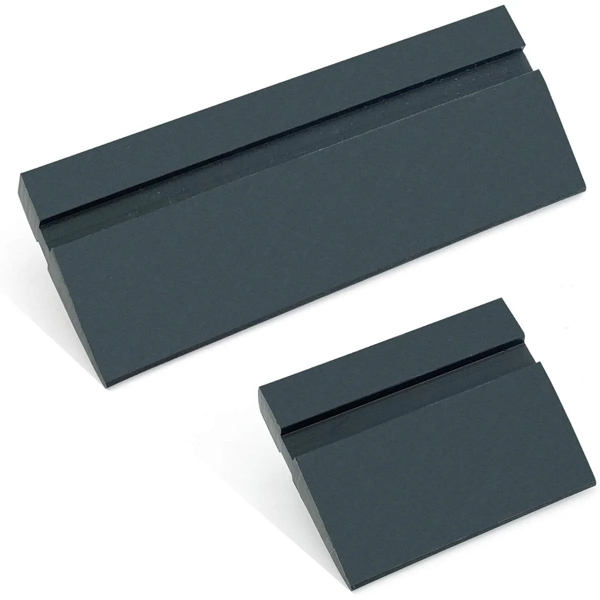 2piece DIY Mini Silicone Squeegee Window Tint Squeegee for for Window Glass, Mirror, Shower and Sink - Black