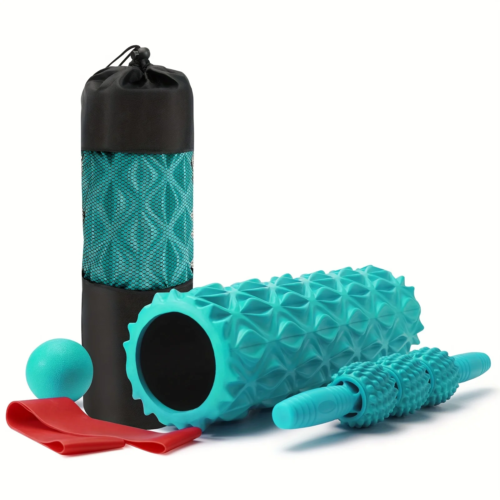 5-in-1 Foam Roller Set For Deep Tissue Massage, Muscle Improved Mobility, High-Density Back Roller For Whole Body Relieves Muscle Pain Muscle Massage